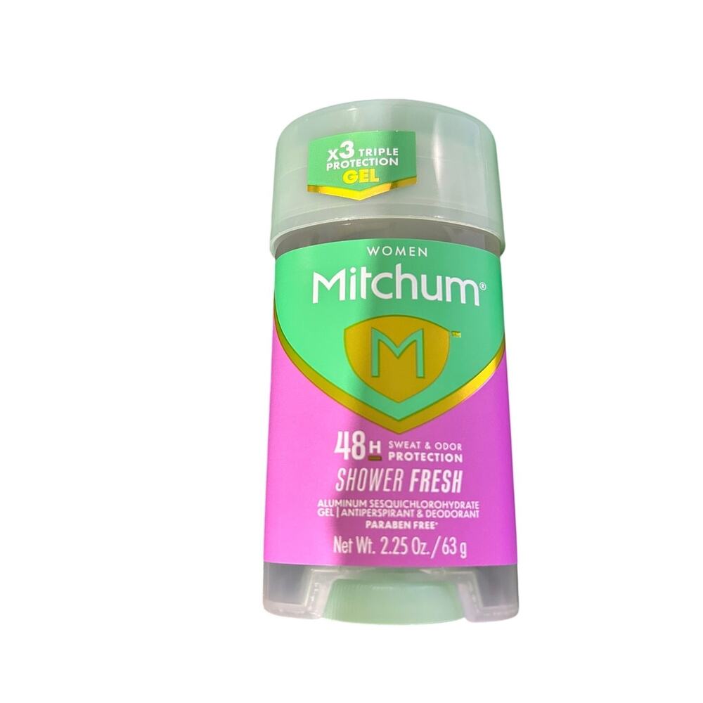 5 Pack Mitchum Women Shower Fresh Gel Anti Perspirant & Deodorant 2.25 Oz Each